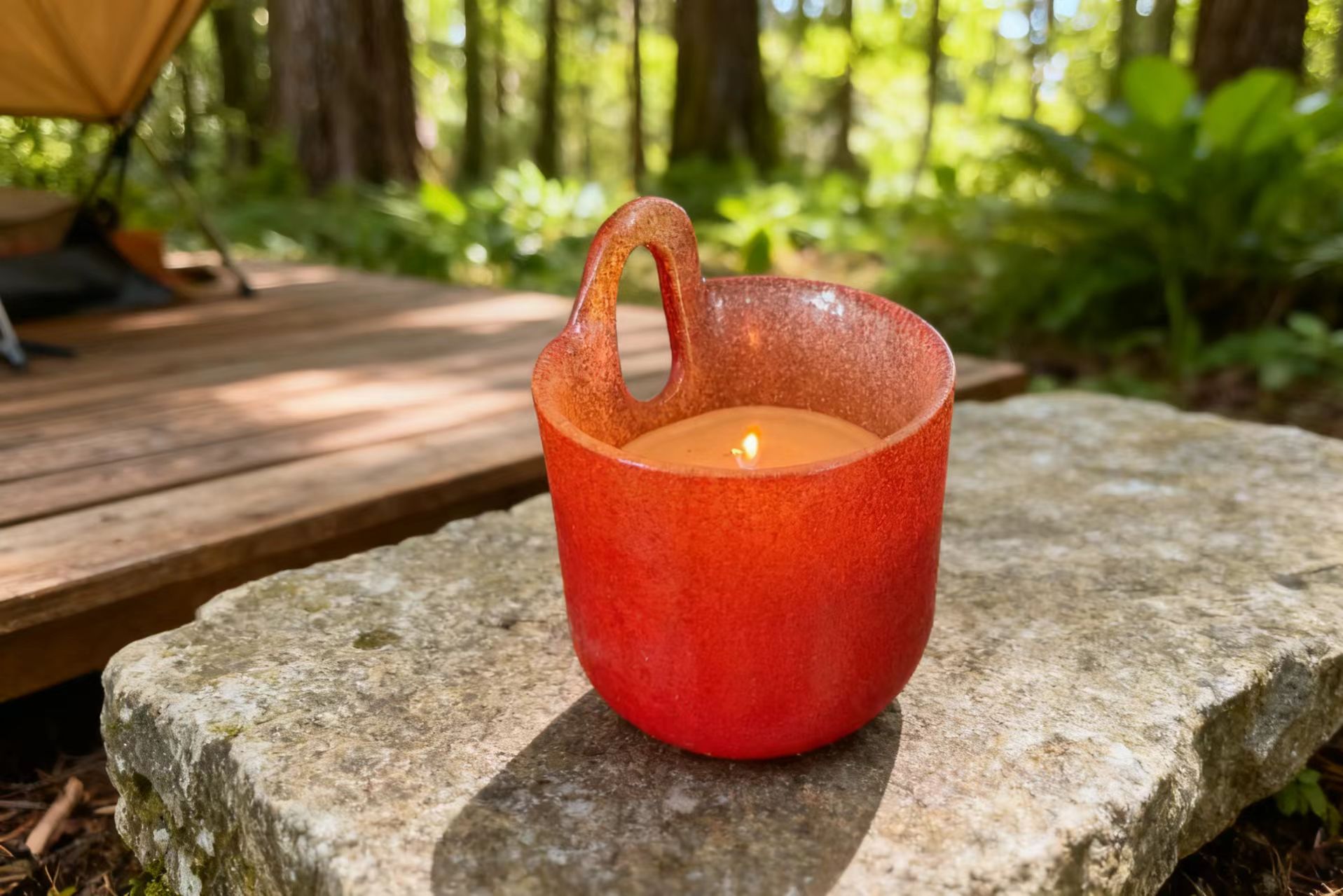 Bubble Glass Candle